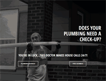 Tablet Screenshot of plumb-doctor.com